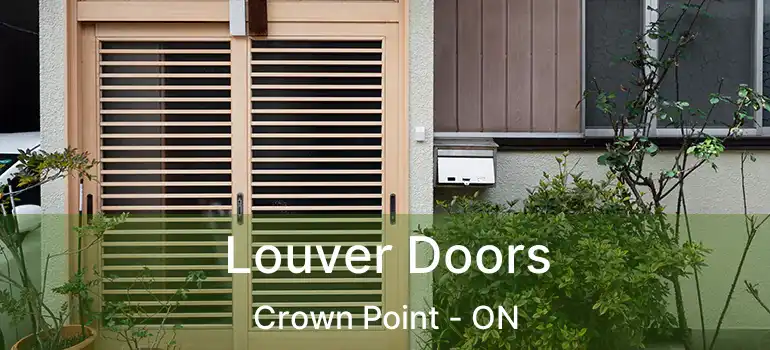 Louver Doors Crown Point - ON
