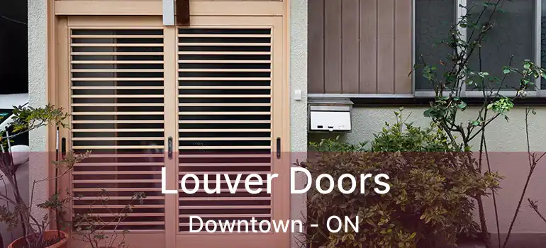 Louver Doors Downtown - ON