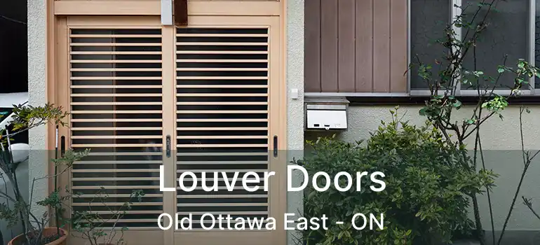  Louver Doors Old Ottawa East - ON