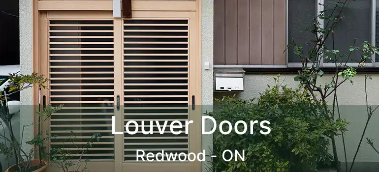 Louver Doors Redwood - ON