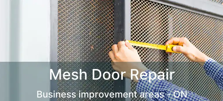 Mesh Door Repair Business improvement areas - ON