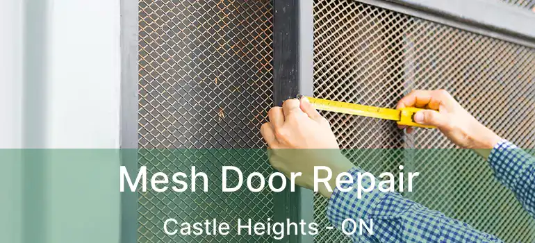 Mesh Door Repair Castle Heights - ON