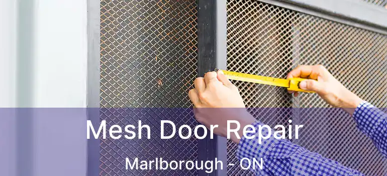 Mesh Door Repair Marlborough - ON