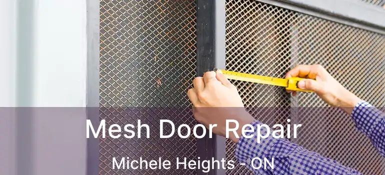  Mesh Door Repair Michele Heights - ON