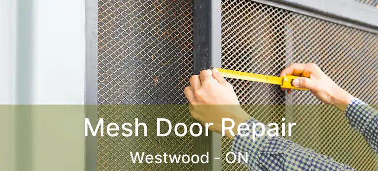 Mesh Door Repair Westwood - ON