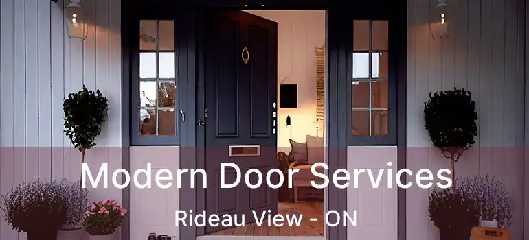  Modern Door Services Rideau View - ON