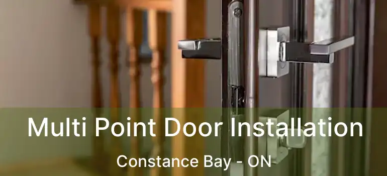 Multi Point Door Installation Constance Bay - ON