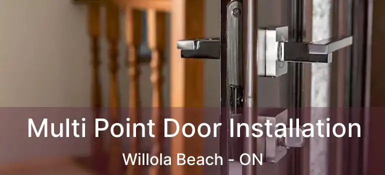 Multi Point Door Installation Willola Beach - ON