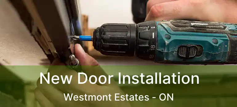 New Door Installation Westmont Estates - ON