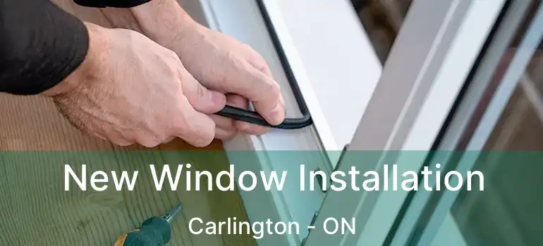New Window Installation Carlington - ON