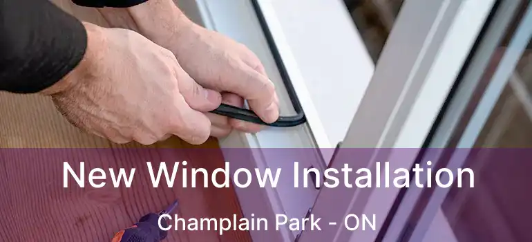 New Window Installation Champlain Park - ON