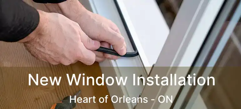 New Window Installation Heart of Orleans - ON