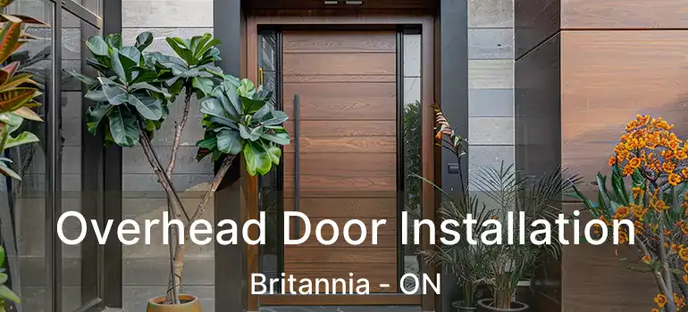 Overhead Door Installation Britannia - ON