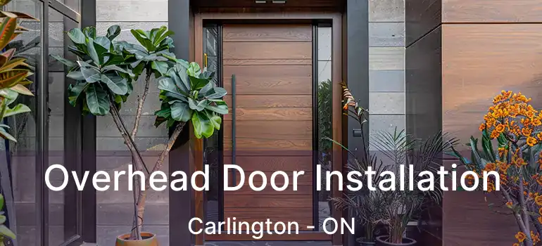 Overhead Door Installation Carlington - ON