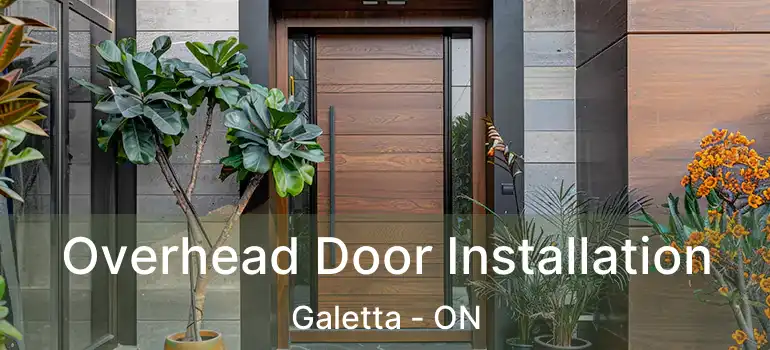 Overhead Door Installation Galetta - ON