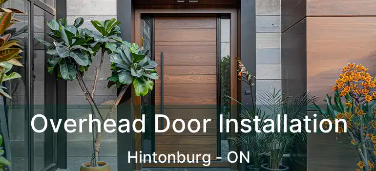 Overhead Door Installation Hintonburg - ON