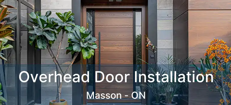 Overhead Door Installation Masson - ON
