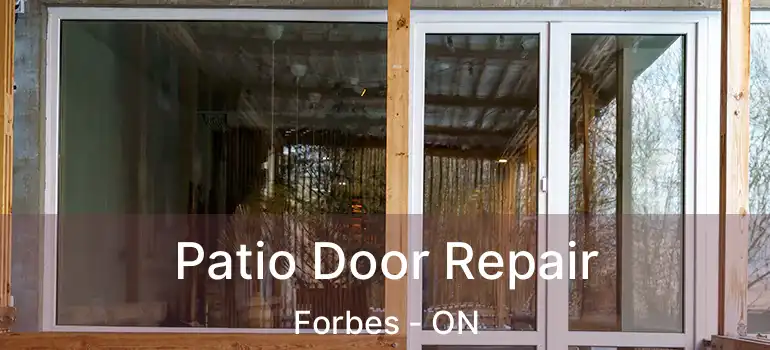  Patio Door Repair Forbes - ON