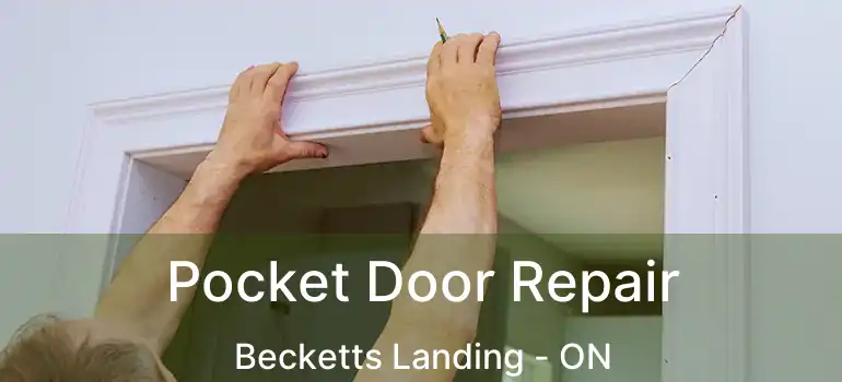 Pocket Door Repair Becketts Landing - ON