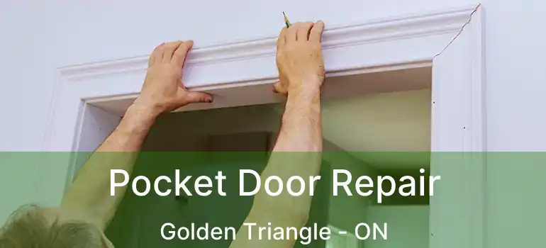 Pocket Door Repair Golden Triangle - ON