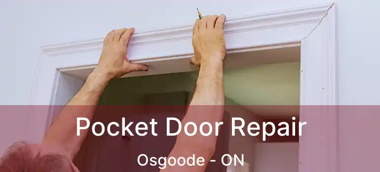 Pocket Door Repair Osgoode - ON