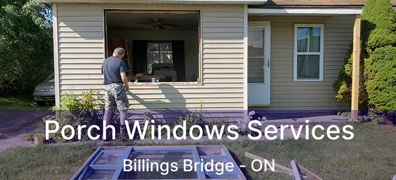  Porch Windows Services Billings Bridge - ON