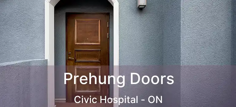  Prehung Doors Civic Hospital - ON