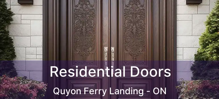  Residential Doors Quyon Ferry Landing - ON