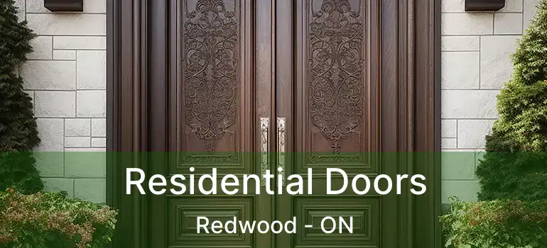 Residential Doors Redwood - ON