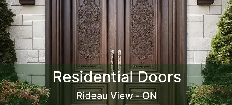 Residential Doors Rideau View - ON