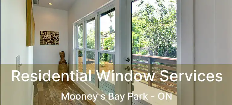 Residential Window Services Mooney s Bay Park - ON