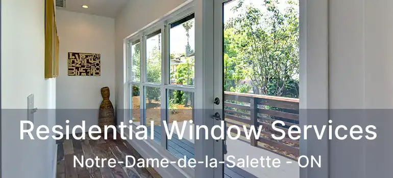  Residential Window Services Notre-Dame-de-la-Salette - ON