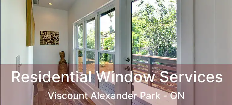  Residential Window Services Viscount Alexander Park - ON