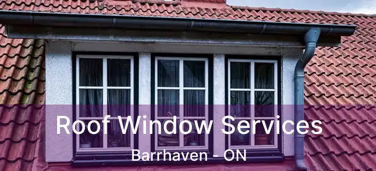 Roof Window Services Barrhaven - ON