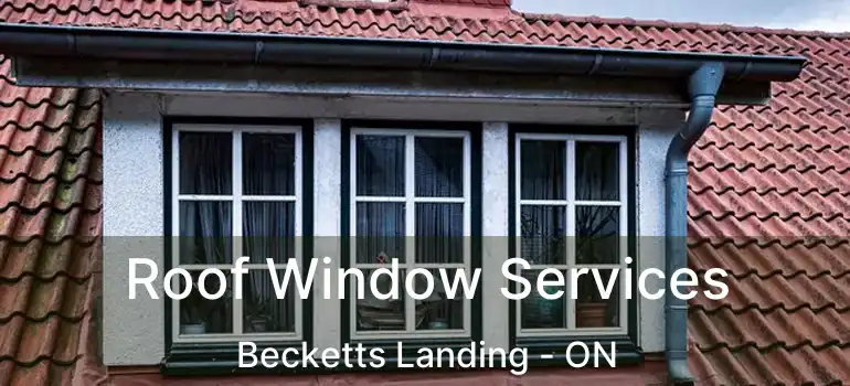 Roof Window Services Becketts Landing - ON