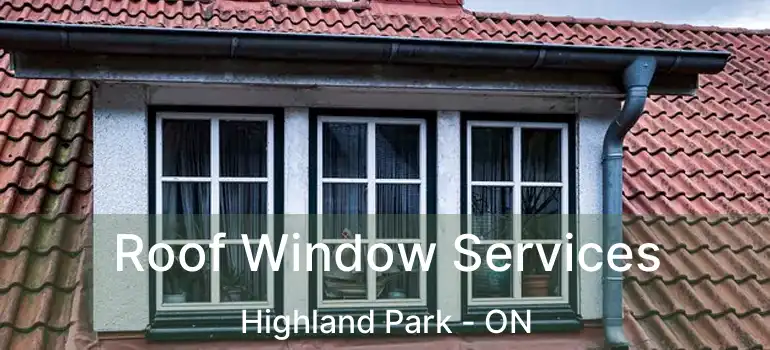  Roof Window Services Highland Park - ON