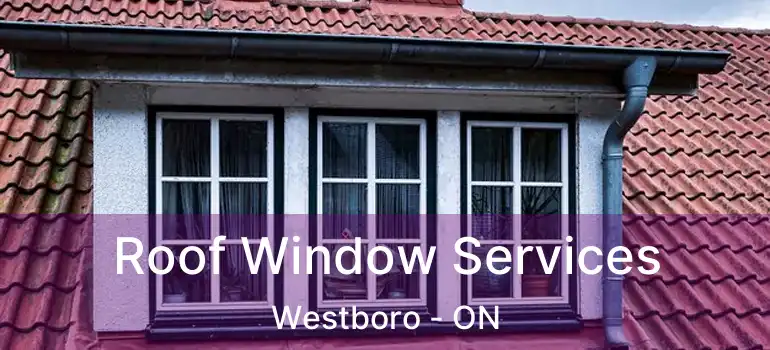 Roof Window Services Westboro - ON