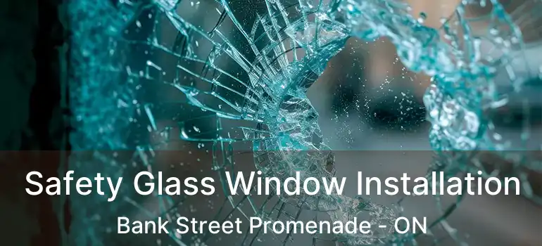 Safety Glass Window Installation Bank Street Promenade - ON