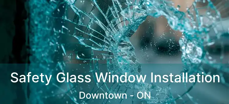 Safety Glass Window Installation Downtown - ON