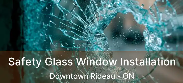 Safety Glass Window Installation Downtown Rideau - ON