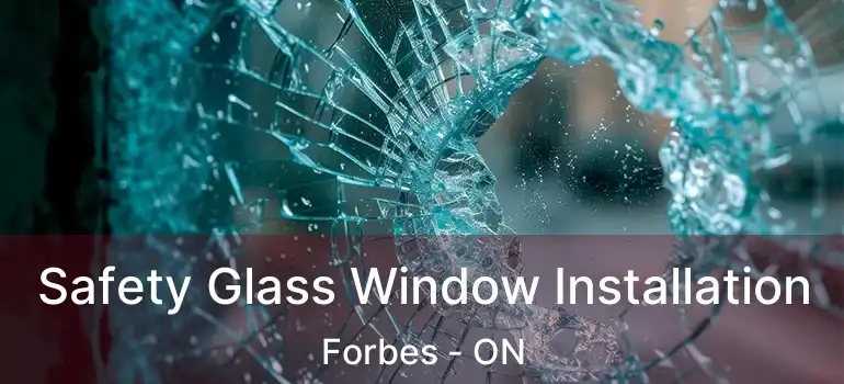 Safety Glass Window Installation Forbes - ON