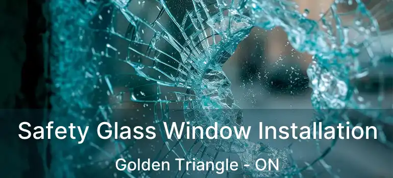 Safety Glass Window Installation Golden Triangle - ON