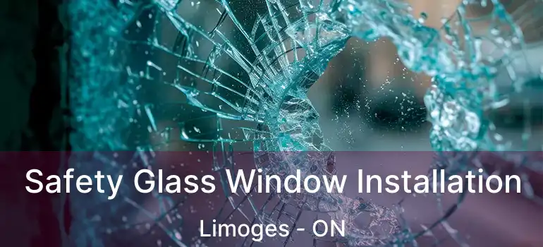 Safety Glass Window Installation Limoges - ON