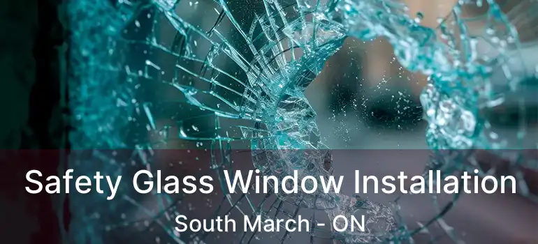 Safety Glass Window Installation South March - ON