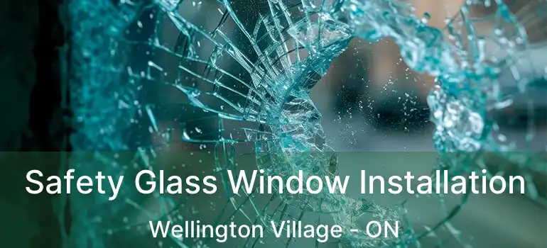 Safety Glass Window Installation Wellington Village - ON