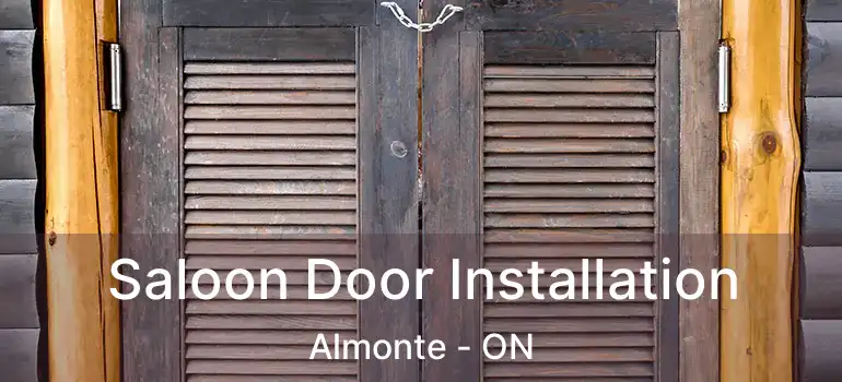 Saloon Door Installation Almonte - ON