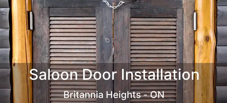  Saloon Door Installation Britannia Heights - ON