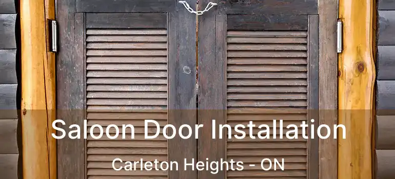 Saloon Door Installation Carleton Heights - ON