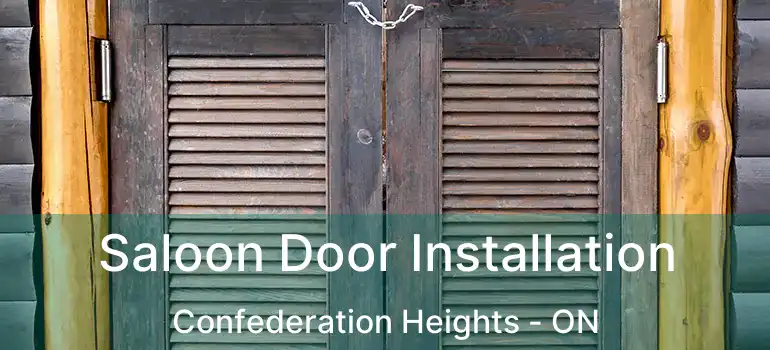 Saloon Door Installation Confederation Heights - ON