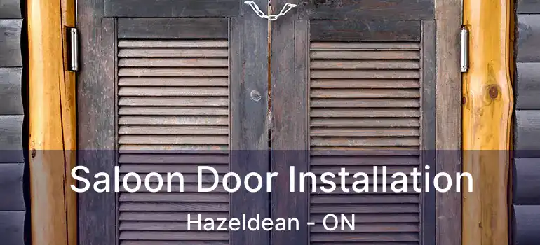  Saloon Door Installation Hazeldean - ON